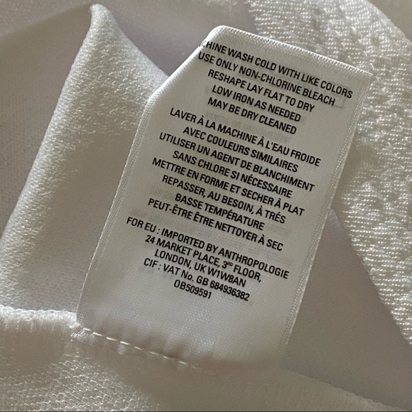 Deletta Anthropologie Ruched Ripple-Front Top - Picture 6 of 7